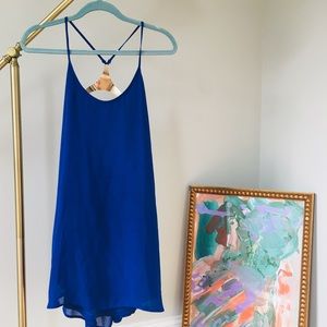 Metal Accent Racerback Dress